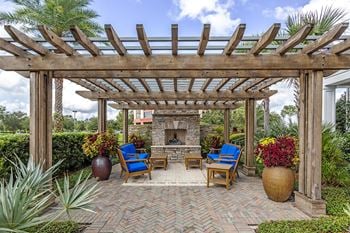 Lakeside fireplace